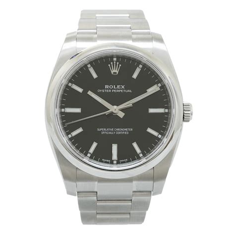 rolex oyster perpetual 34 black review|rolex oyster perpetual cena.